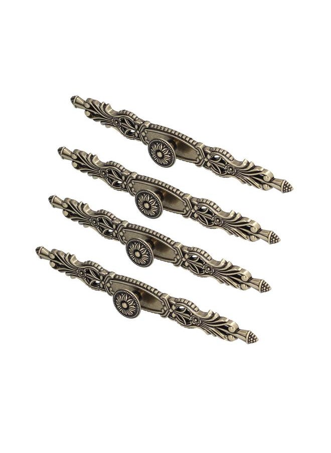 Thoraya 4 Pcs Cabinet Handles Strong Bearing Capacity Antique European Beautiful Stylish Cabinet Pulls with Screw for Door  - Image 5