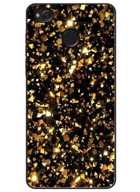 Protective Case Cover For Xiaomi Redmi 4X Gold Pattern