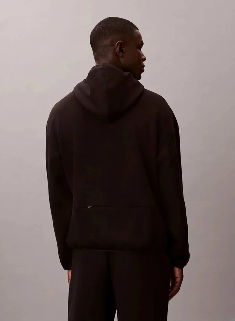 Calvin Klein Black Breathable Performance Mesh Track Hoodie for Men | Best Price UAE