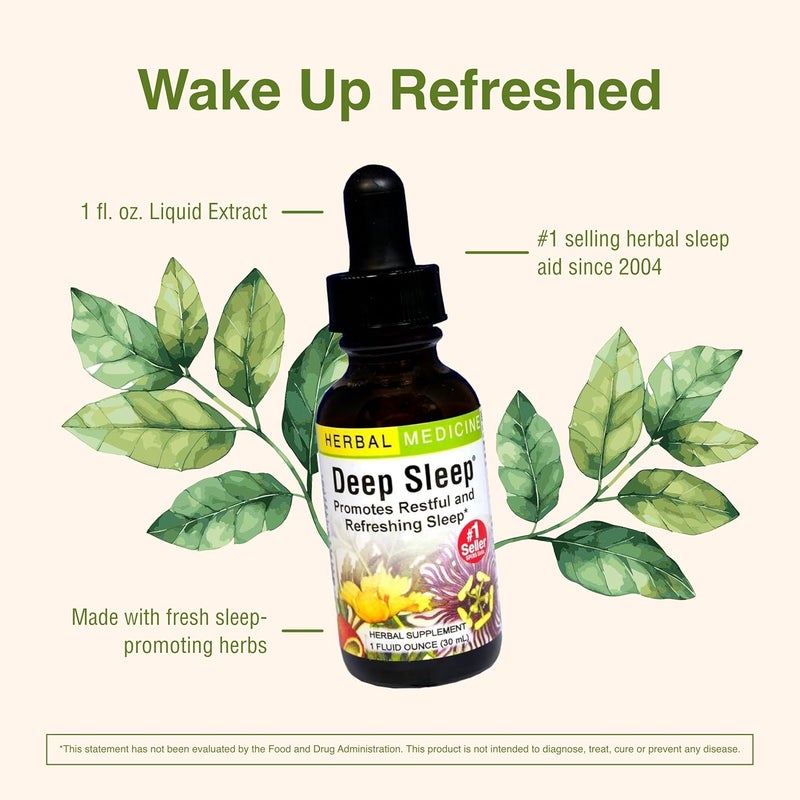 HERBS ETC. Deep Sleep Herbal Supplement - Professional Strength 1 Fl. Oz. for Restful Sleep - Image 5