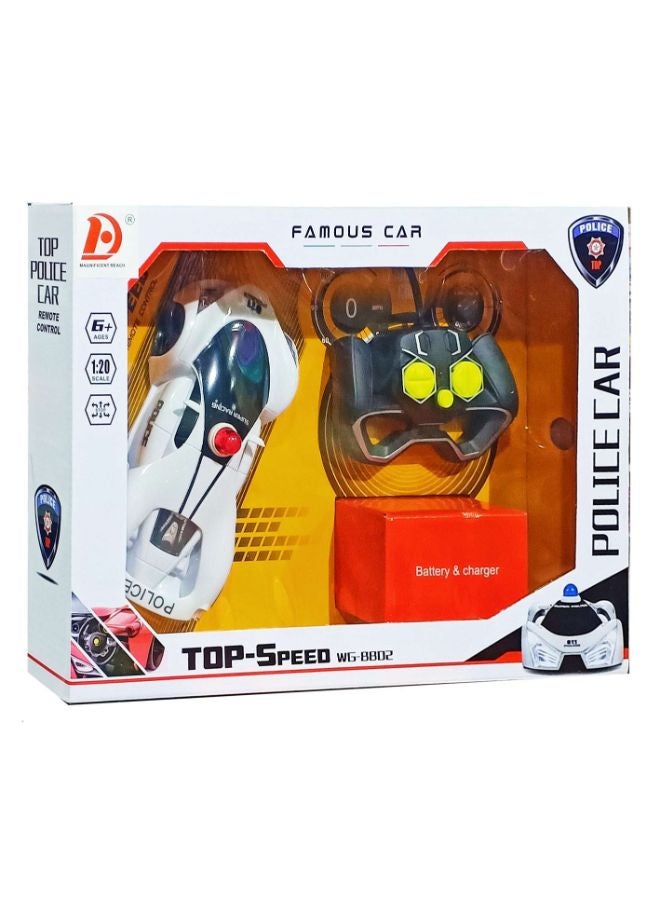 Toy R/C TOP SPEED POLICE CAR
