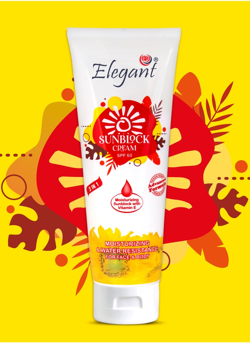 Elegant - Elegant Sunblock Cream SPF 60 - Image 1