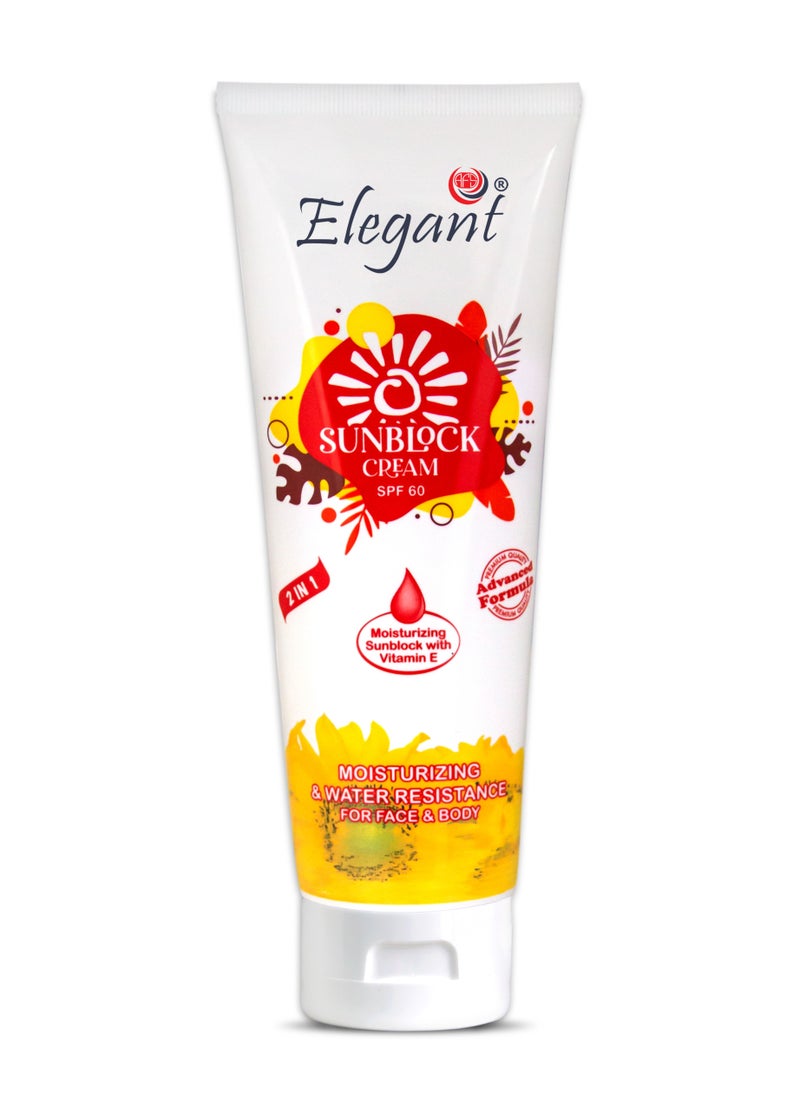 Elegant - Elegant Sunblock Cream SPF 60 - Image 1