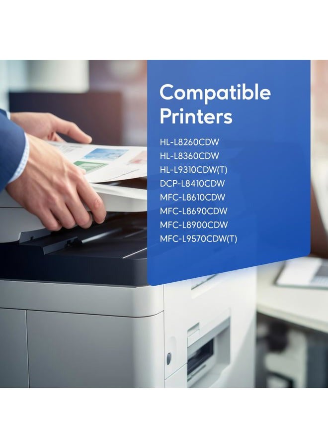 GOTOBY TN436 Toner Cartridge High Yield Replacement Compatible for Brother TN 436 TN436BK TN436C TN433 TN431 for Brother HL-L8360CDW HL-L8260CDW MFC-L8610CDW MFC-L8900CDW MFC-L8690CDW Printer (1BK,1C,1M,1Y) - Image 2