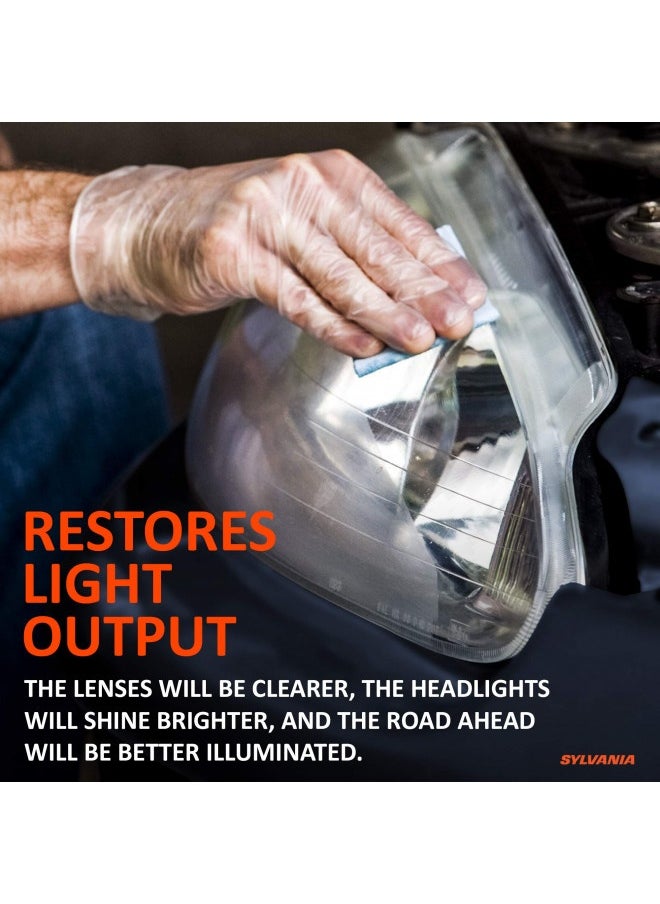 Sylvania - Headlight Restoration Kit - 3 Easy Steps To Restore Sun Damaged Headlights With Exclusive Uv Block Clear Coat, Light Output And Beam Pattern Restored, Long Lasting Protection - pzsku/Z017BEB3287B549677551Z/45/_/1726644996/3f08f061-ef88-42ac-8a59-18995e910450