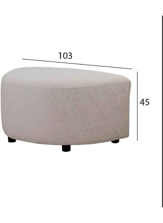 Zayn comforts Modern 5-Seater Semi-Circular Fabric Sofa â€“ Curved Luxury Sectional Sofa for Living Room Comfort - Image 5