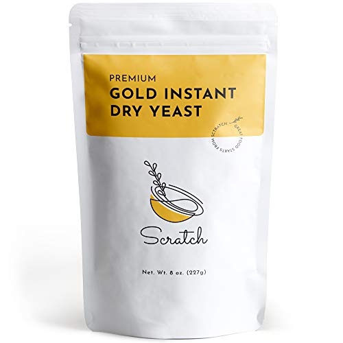Scratch Gold Yeast - Instant Dry Yeast for a Rapid Rise - Add Straight to Dry Mix - Perfect for Making Bread, Bread Machines, Pizza Dough, Crusts & More - (Gold 8oz) (1 Packet) - Image 5