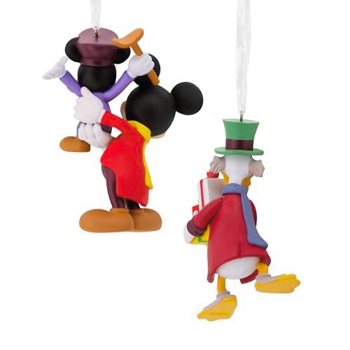 Hallmark Disney Mickeys Christmas Carol Christmas Ornaments Set of 2 - Image 3