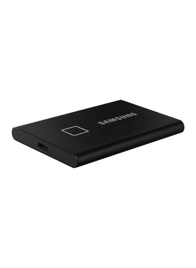 Samsung - T7 Touch Type-C USB 3.2 2TB Portable SSD up to 1050MB/s Sequential Read Speed Fingerprint Identification Blue - Image 1