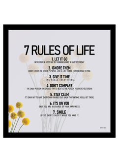 Motivational Quotes Framed Posters with Frame – Quotes Wall Frames for HOME, OFFICE, STUDENT AND STUDY ROOM - Photos with Quotes (White)