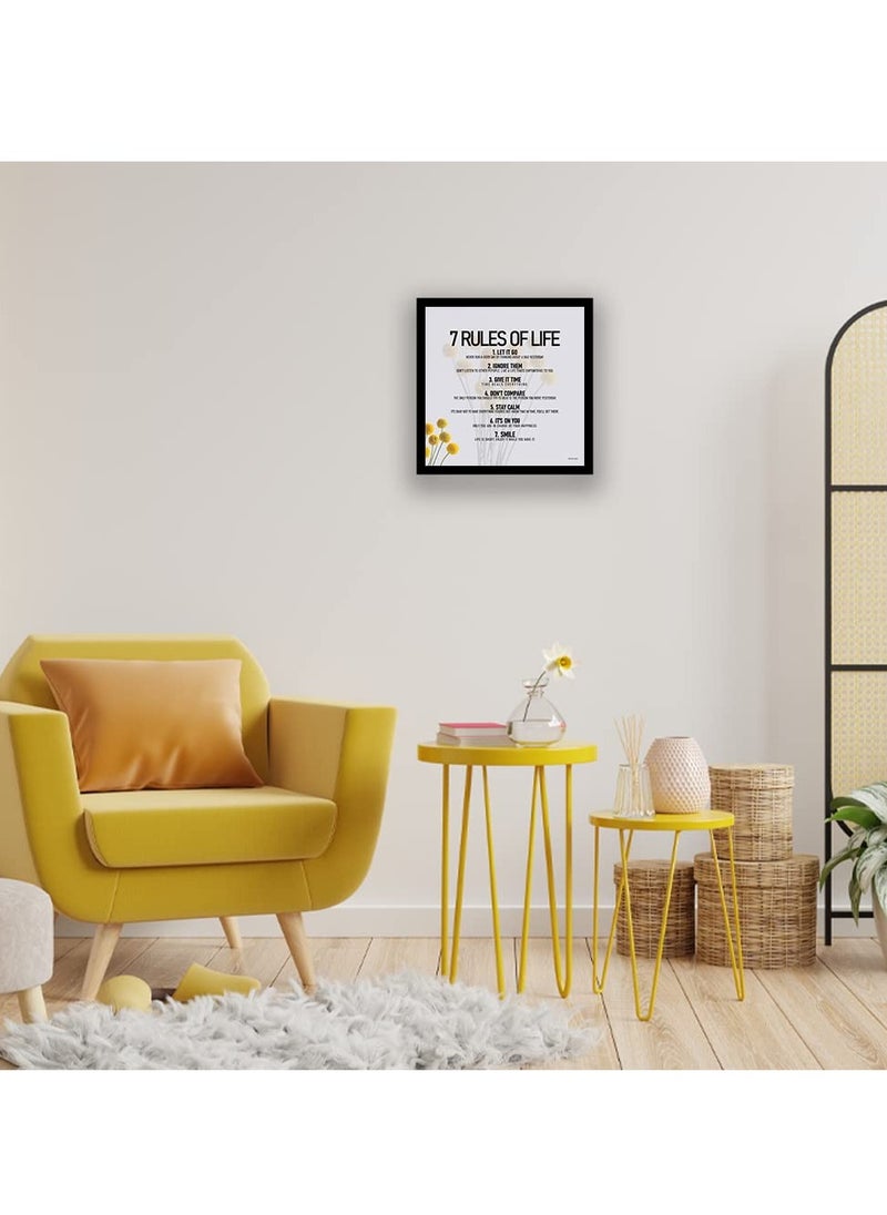 Accessorize Kingdom - Motivational Quotes Framed Posters with Frame – Quotes Wall Frames for HOME, OFFICE, STUDENT AND STUDY ROOM - Photos with Quotes (White) - Image 1