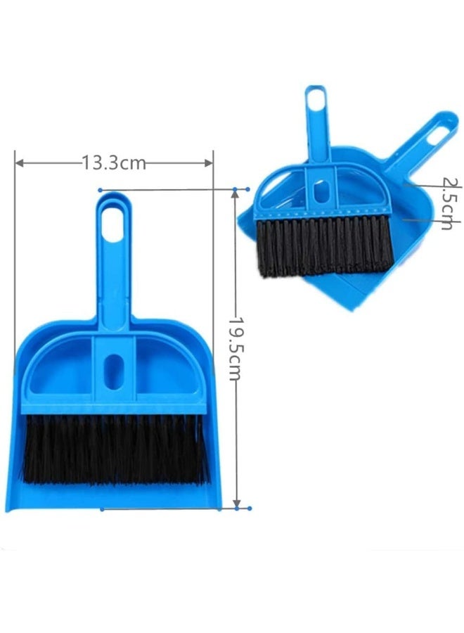 Mini Dustpan and Broom Set Portable Plastic Brush Set  - Image 2