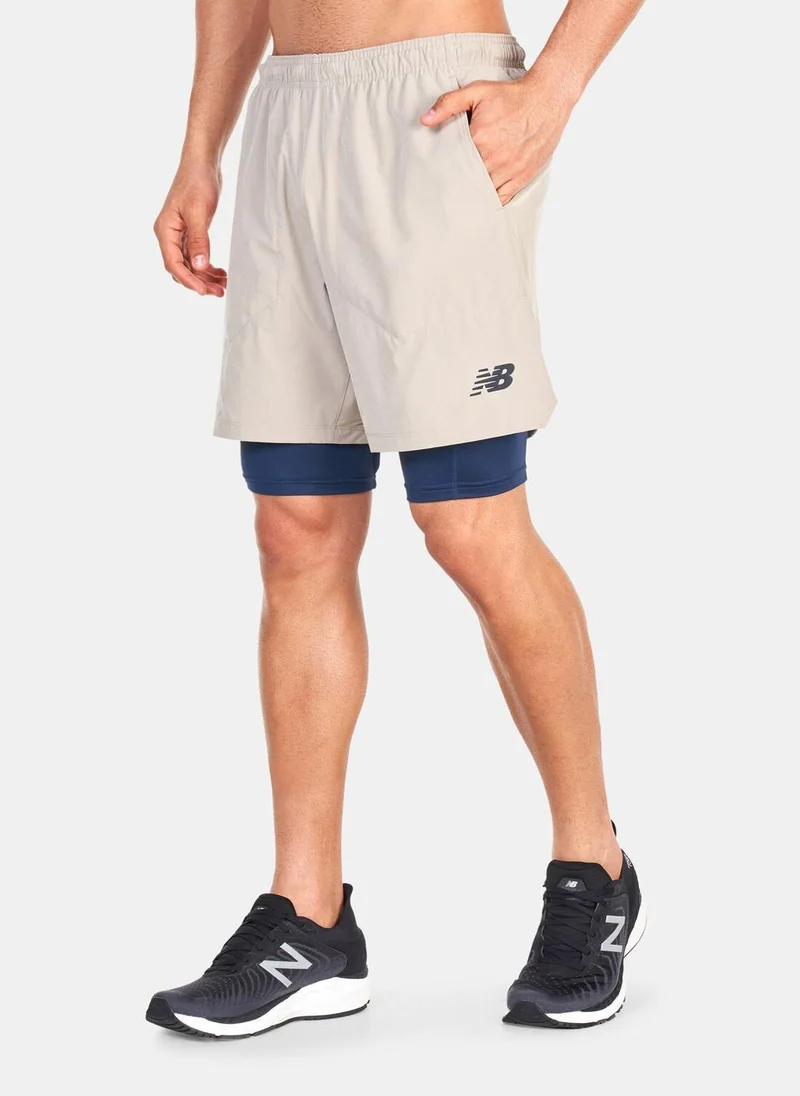 New Balance Men's R.W.Tech 7-inch 2-in-1 Shorts