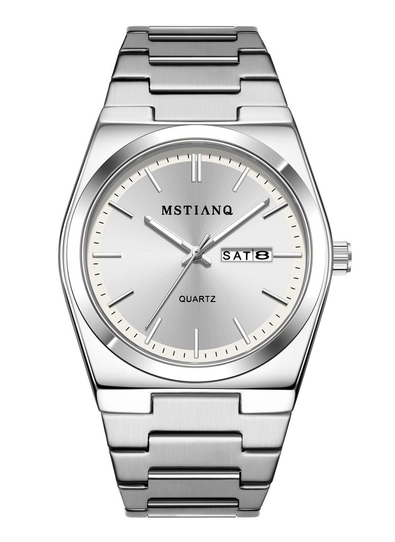 MSTIANQ Watches for Men Stainless Steel Quartz Water-Resistant Men's Watch  - Image 1