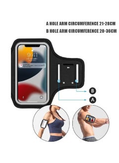 ProOne Sports Running Jogging Gym Armband Case Holder Arm Band For Mobile Phones, Waterproof And Reflective, Adjustable Band Or All Phone Models And Fit All Waist Sizes  - Image 4