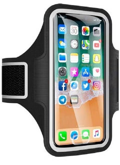 ProOne Sports Running Jogging Gym Armband Case Holder Arm Band For Mobile Phones, Waterproof And Reflective, Adjustable Band Or All Phone Models And Fit All Waist Sizes  - Image 2