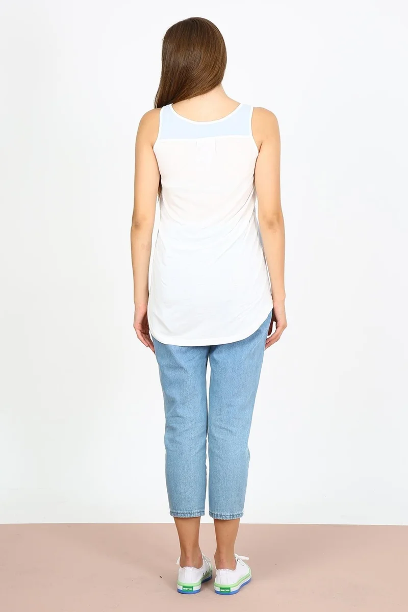 الكسندر جاردي Alexandergardi Pocket Detail Striped Blouse (B21-32201)
