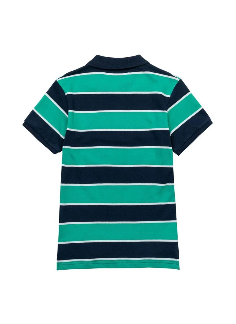 MINOTI Teen Boys  Striped Polo Shirt