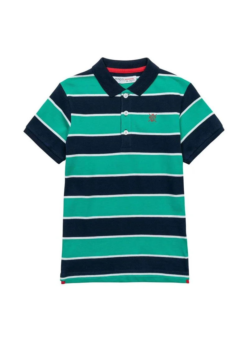 MINOTI Teen Boys  Striped Polo Shirt
