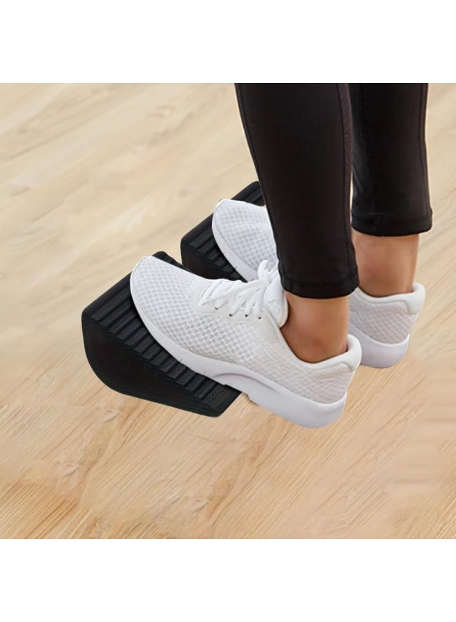 Soofam Squat Wedge Block - Heel Elevated Squat Training - Fitness Portable Non Slip Ramp for Men Gym Women Pushup Fitness Yoga Weightlifting Home - Image 3