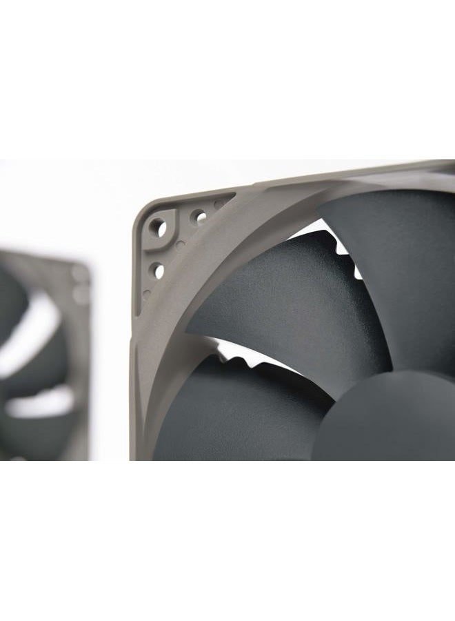 NOCTUA NF-P12 redux-1300, Quiet Fan, 3-Pin, 1300 RPM (120mm, Grey) - Image 5