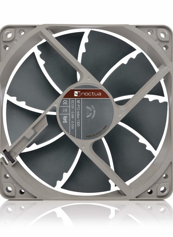 NOCTUA NF-P12 redux-1300, Quiet Fan, 3-Pin, 1300 RPM (120mm, Grey) - Image 3
