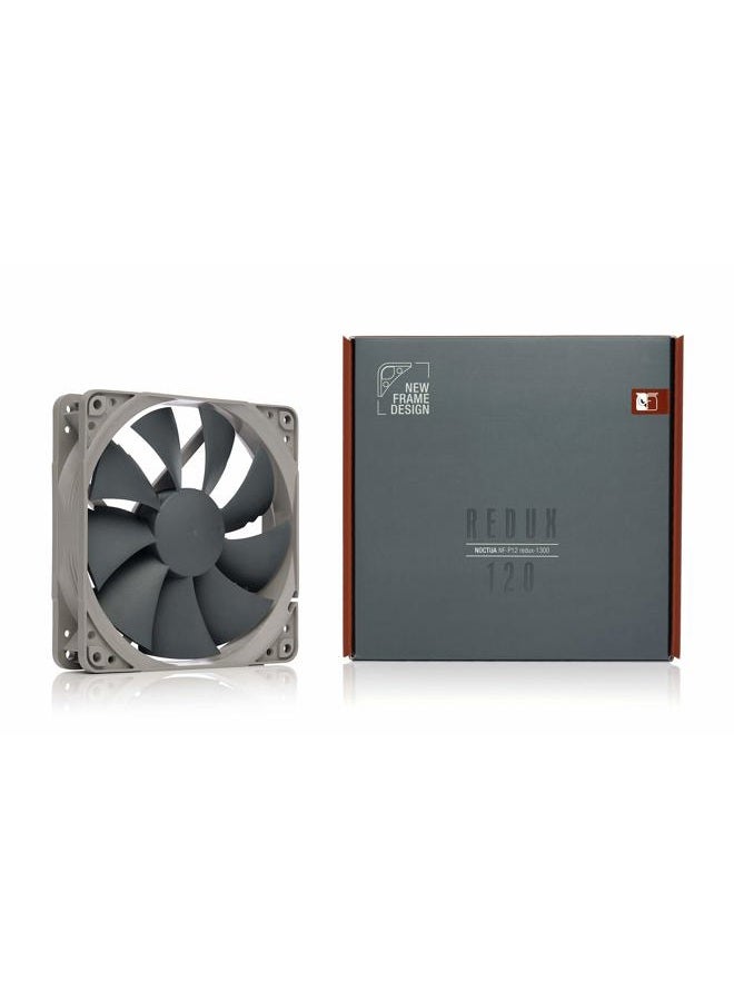 NOCTUA NF-P12 redux-1300, Quiet Fan, 3-Pin, 1300 RPM (120mm, Grey) - Image 4