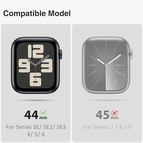 ULTIMAL Rugged Band with Case for Apple Watch 44mm, Military-Grade Shockproof Protective Strap for Men, All-in-One Outdoor Sport Watch Band Compatible with iWatch Series 6/5/4/SE3/SE2/SE (Green) - Image 2
