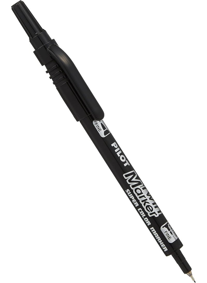 Pilot Twin Tip Permanent Marker Black Ink - Image 1