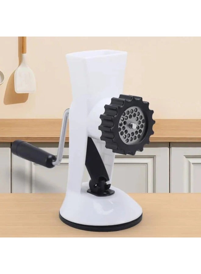 Multifunctional Manual Meat Grinder White  - Image 1