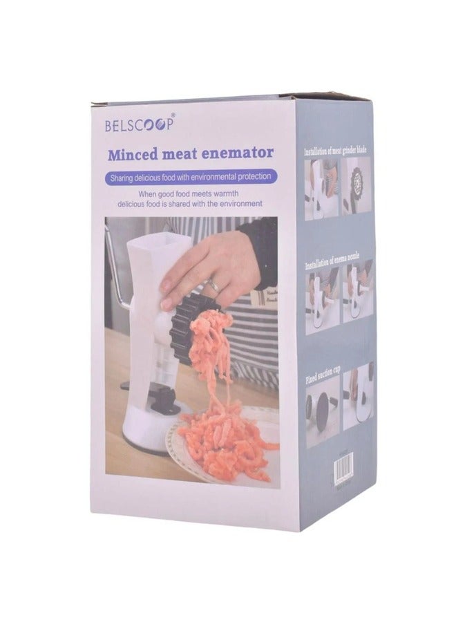 Multifunctional Manual Meat Grinder White  - Image 5