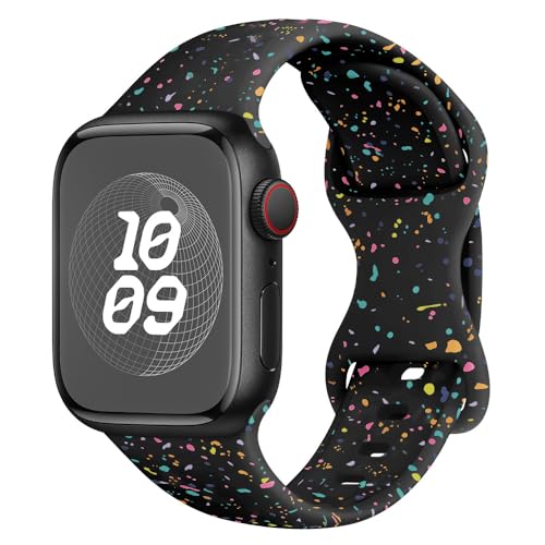 Wowstrap Sport Bands for Apple Watch Band 40mm 41mm 38mm 44mm 45mm 46mm 42mm iWatch Bands for Women Kids Men,Cute Recycled Plastic Silicone Strap for Apple Watch Series 11 10 9 8 7 6 5 4 3 SE 3/2nd Ultra 49mm - Image 1