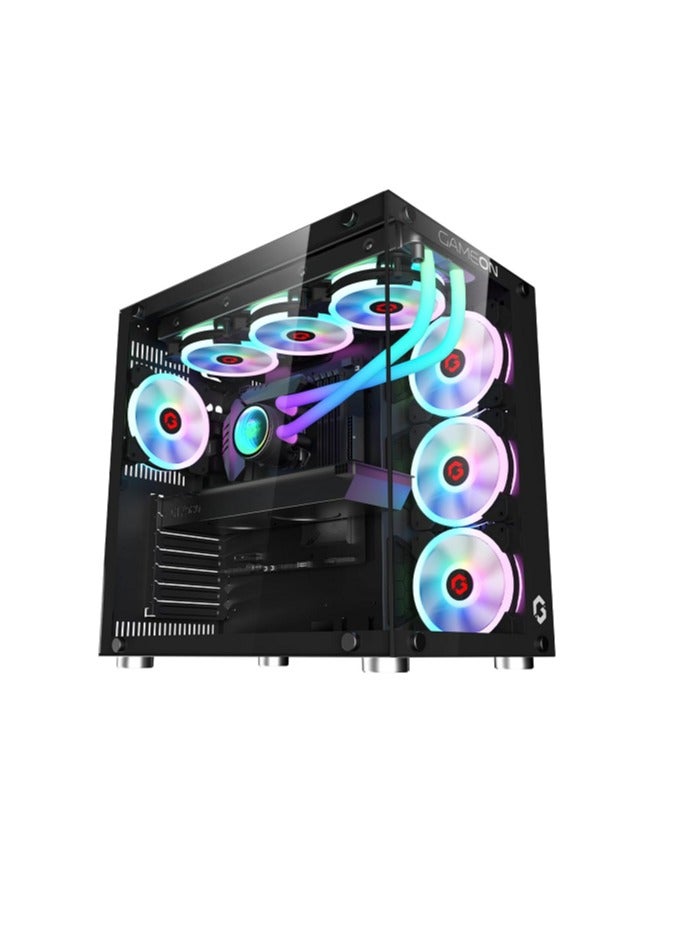 Generic MAX AIR GAMING & WORKSTATION TOWER PC 9TH GEN: CORE I5 | GTX 1050TI 4GB GRAPHICS | 16GB RAM | 1TB NVME/SATA SSD | Windows 10 | WIFI BT READY RGB - Image 1
