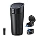 AotoKinMirro Car Trash Can Cup Holder with Lid Cup Holder Trash Can for Car Mini Vehicle Garbage Bin for Cup Holders and Door Pockets 30 Bags Black - Image 2