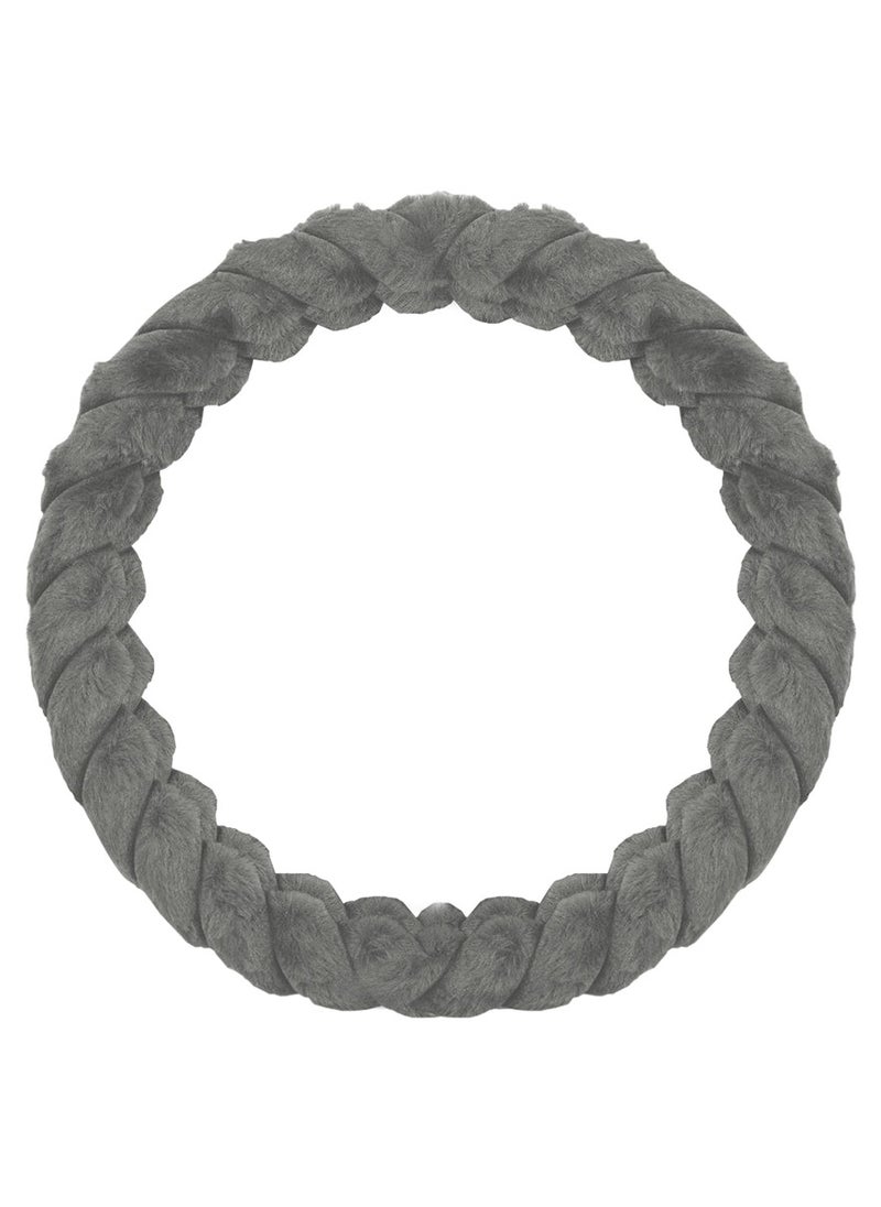 Agc - AGC Grey Premium Large Steering Wheel Cover – 40cm, Soft and Anti-Slip ST-10185 - Image 1