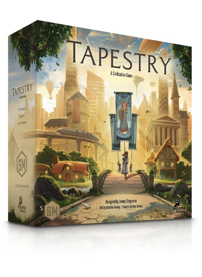 : Tapestry (Base Game) | A Civilization Building Board Game | Lead A Unique Civilization To Greatness Through Cultural And Technological Advances | 1-5 Players, 120 Minutes, Ages 14+ - pzsku/Z017CCBAC084EDC3093D4Z/45/_/1734347872/da15099b-3f71-4833-a0a4-897c755ad0c4