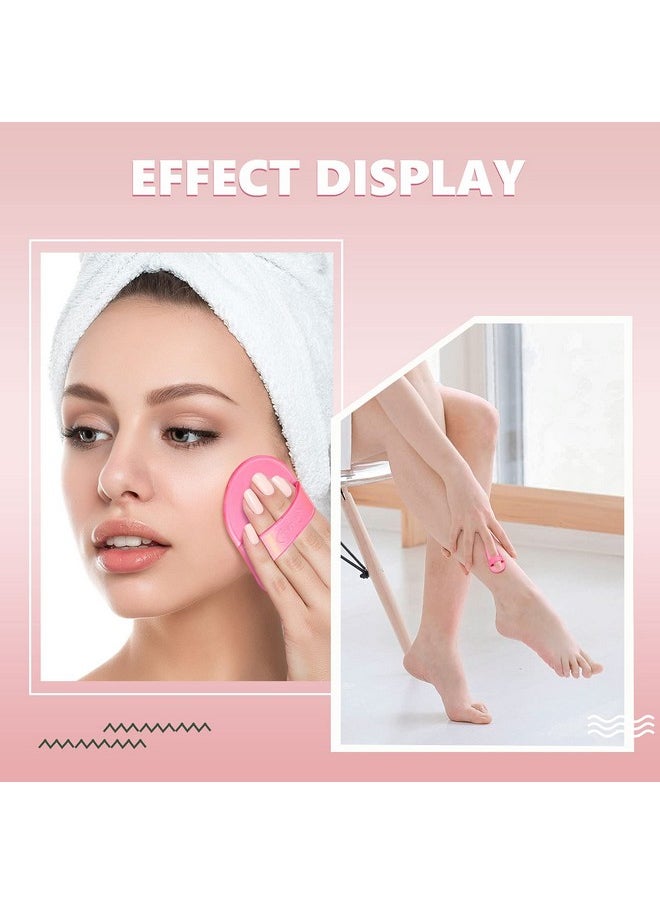 Chumia 102 Pieces Hair Removal Pad Sets Smooth Away Hair Removal Kit 2 Sizes Smooth Legs Skin Pad And 100 Pieces Exfoliation Fine Sandpaper Lip Facial Hair Removal Pad For Women Girls (Black Sandpaper)  - Image 5