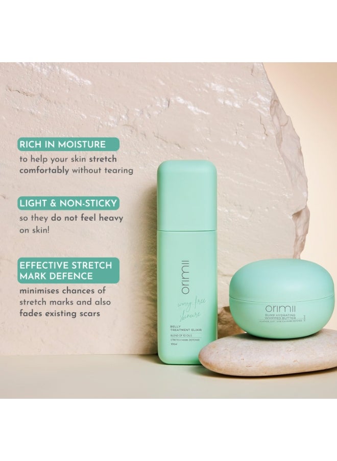 Orimii Happy Belly Stretch Mark Defence Regime For New & Expecting Mothers | Bump Body Butter & Belly Oil Combo For Hydration & Moisturization | Essential Combo For New Moms  - Image 5