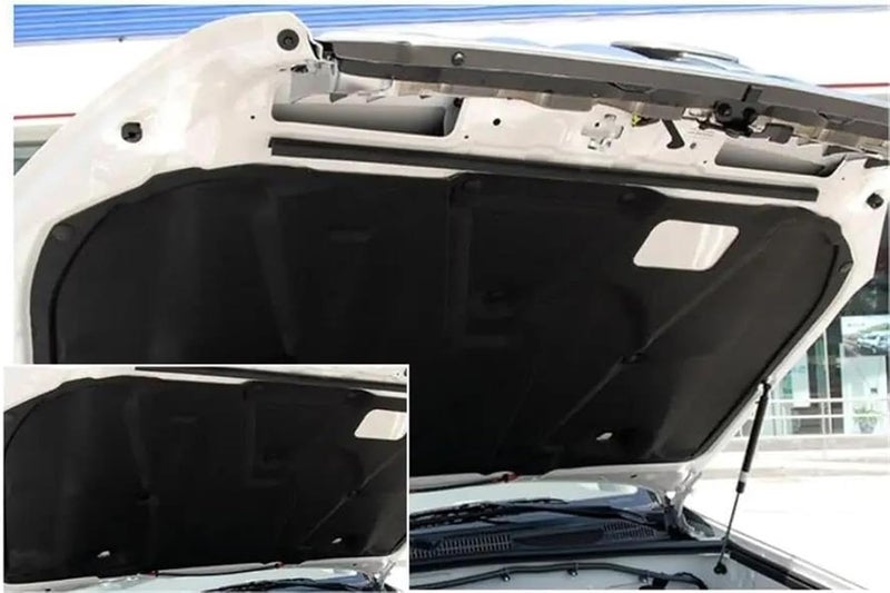 QASULER Car Engine Heat Insulation Cover for Toyota Prado 120 - Image 2