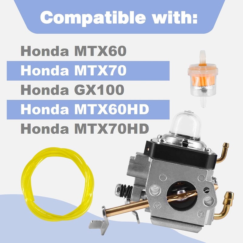 CULMKARI Carburetor Kit for Honda MTX60 MTX70 GX100 with Installation Accessories - Image 2