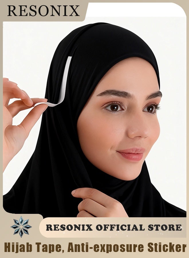 RESONIX 36pcs Hijab Tape Accessories Hijab Pins Anti-exposure sticker， Simple Easy to Wear Casual Hijab Anti-slip Double-sided Adhesive Tape Hijab Accessories - Image 1