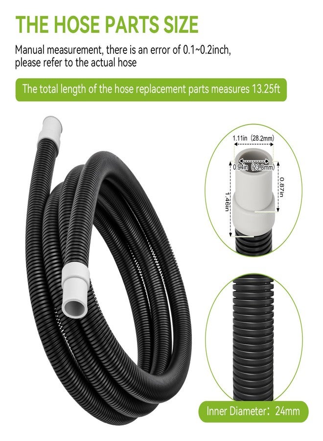 HCLSY A20236 Ribbed Hosing Replacement for Fluval FX2/FX4/FX6 Canister Filters (A214, A218 and A219), Aquarium Filter Replacement Part, 13.25FT, Easy to Replace - Image 3