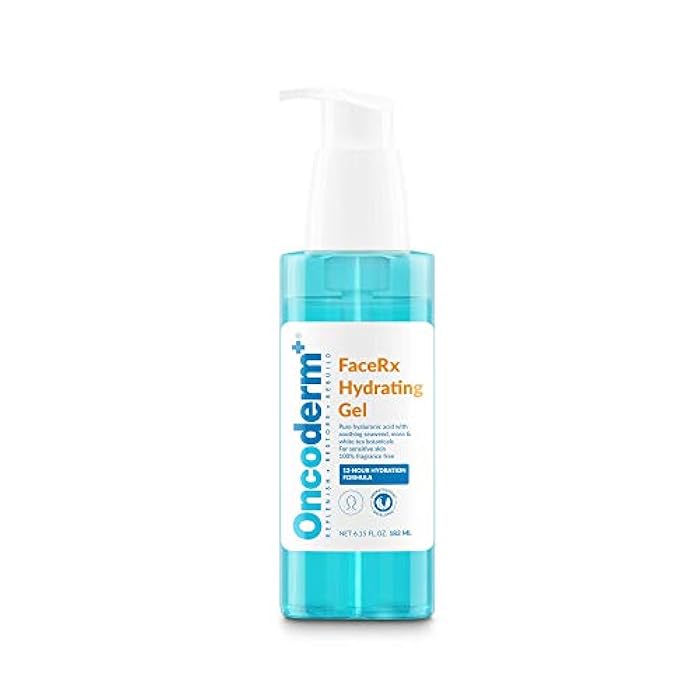 Oncoderm Oncology FaceRx Hydrating Gel. Skin Care for People Living with Cancer. Great Gift for Chemo Patient. Designed by Oncologists and Dermatologists. Chemo Skin Care (6.15 Fl Oz) - Image 1