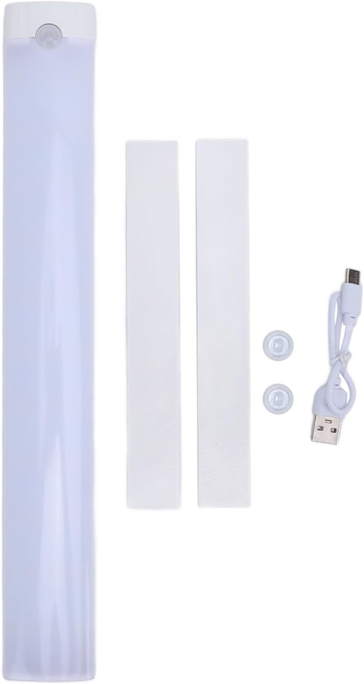 aqxreight Motion Sensor LED Closet Light Battery Powered USB Rechargeable Under Cabinet Lighting 3 Color Dimmable for Kitchen Closet Drawer - Image 5