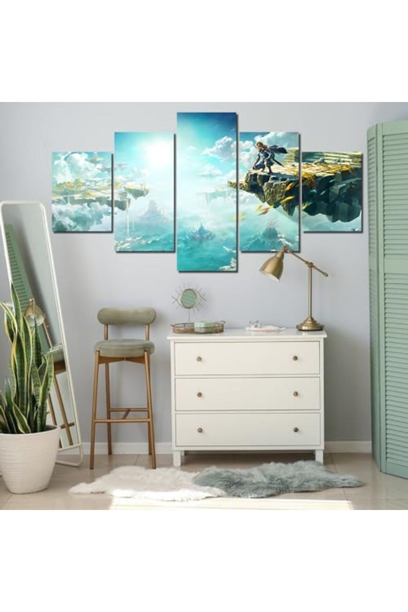 KAIWALK Gaming Poster Tears of the Kingdom Video Game HD Print on Canvas Painting Wall Art for Living Room Decor Boy Gift (Unframed) - Image 4