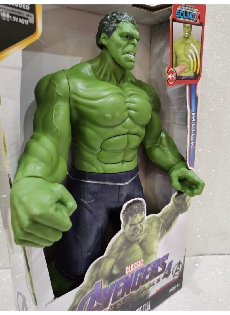 AVENGERS Hulk Action Figure Toy Light Talking 28.5 cm  - Image 4