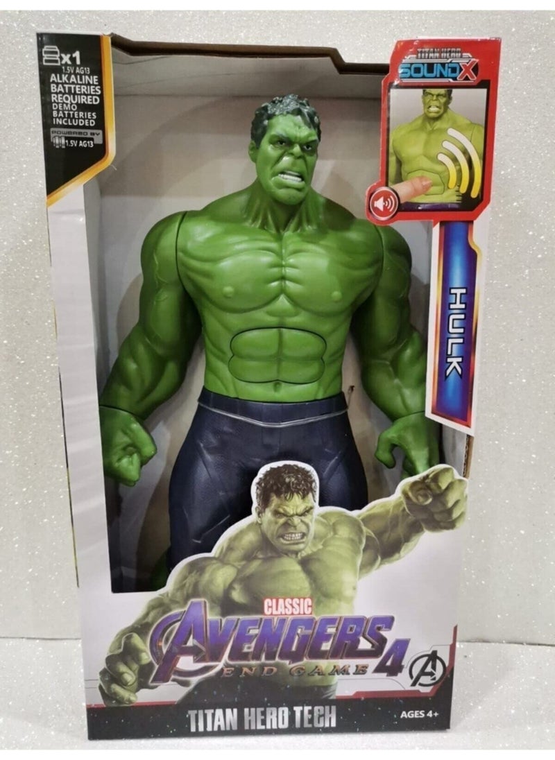 AVENGERS Hulk Action Figure Toy Light Talking 28.5 cm  - Image 1