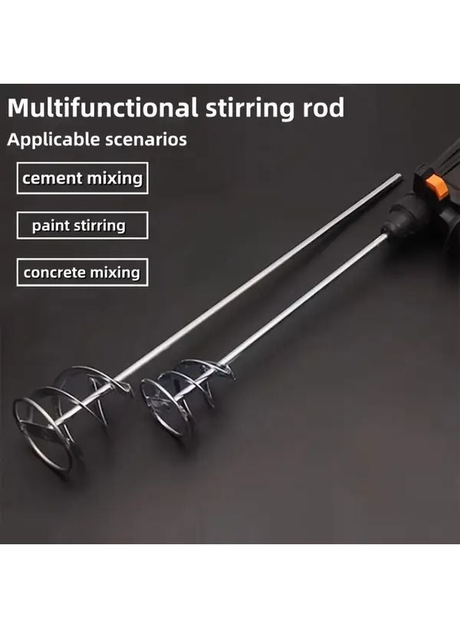 80X400mm SDS Metal Mixing Rod Barrel Type Mixer For Paint Cement Concrete - Image 2
