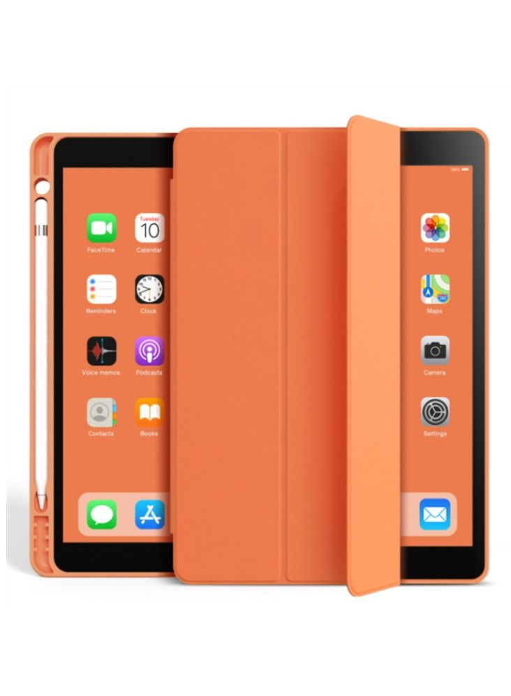 Loquat Orange IPad Case With Pen Slot