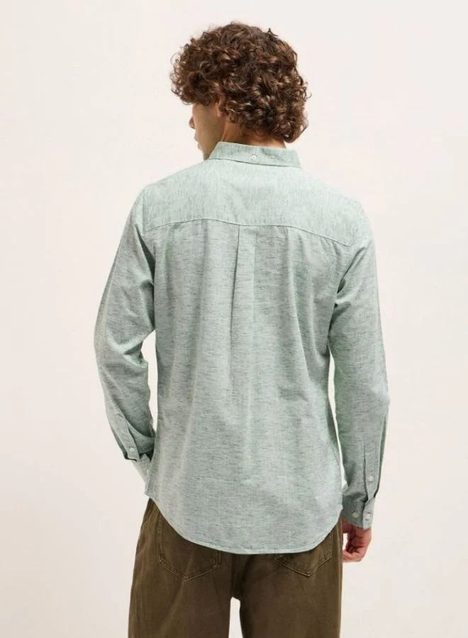 THE BEAR HOUSE Men's Shirt for Casual and Formal Wear | Classic Button-Down Style for Office, Daily Use, Travel, Events & All-Season Outfits | Versatile & Stylish Wardrobe Essential for Every Occasion
